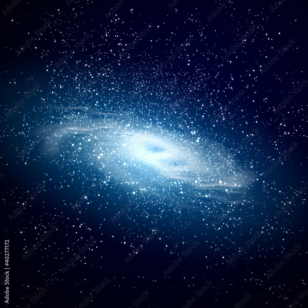 Naklejka Kosmiczny obraz galaktyki