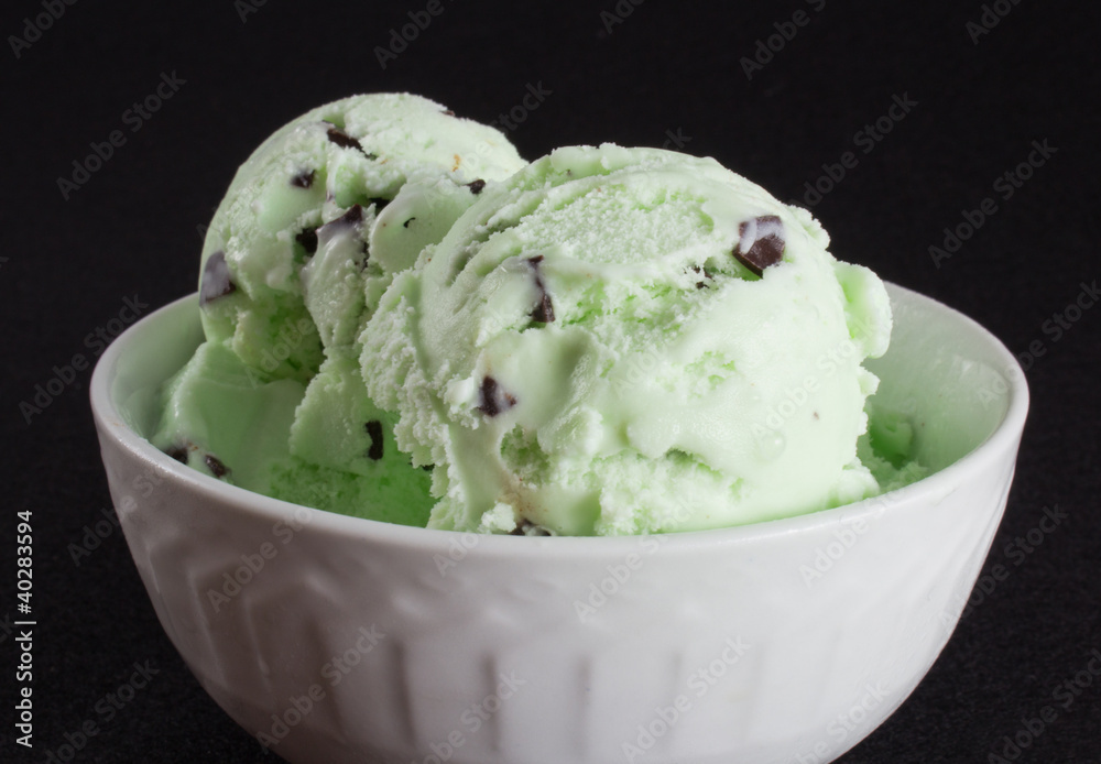 Mint Chocolate Chip Ise Cream