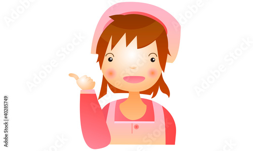 Facial expression - Waitress