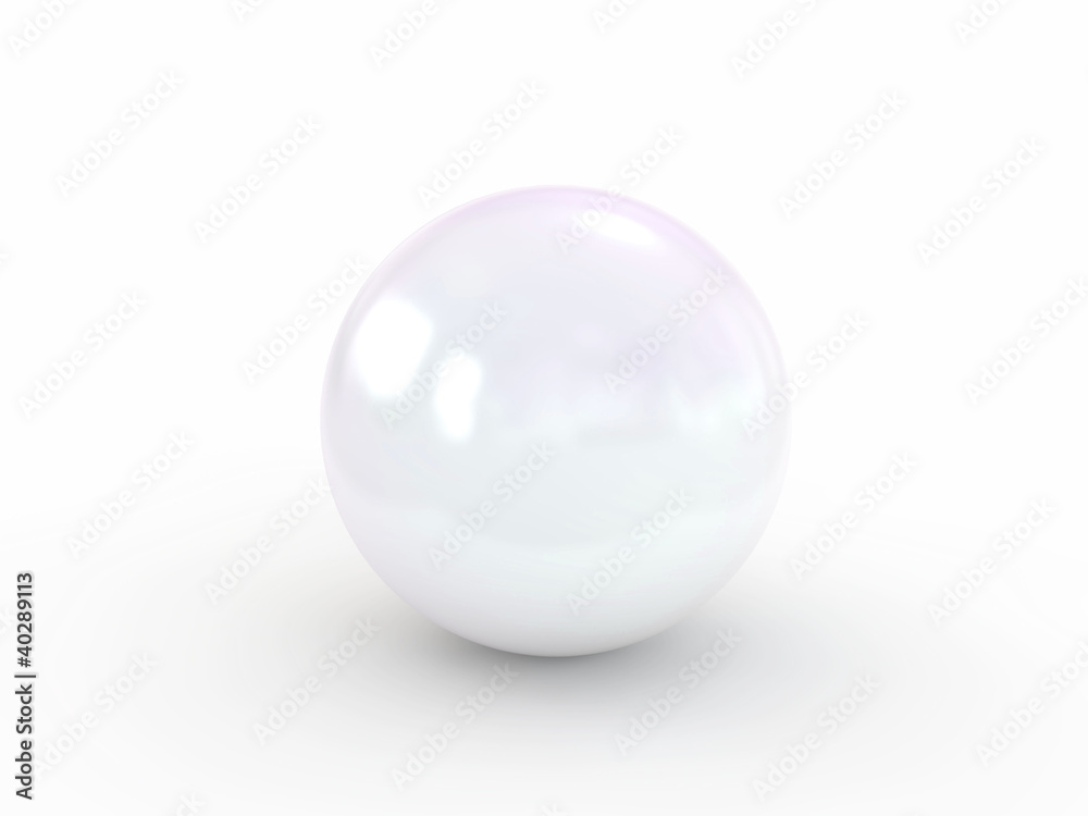 white pearl isolated on white white pearl isolated on white