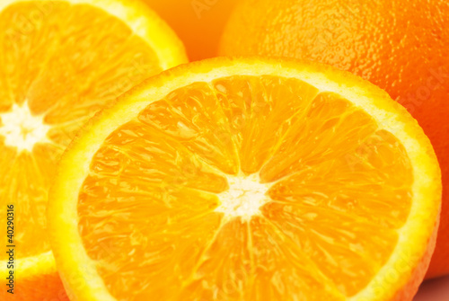 Healthy food with beautiful orange