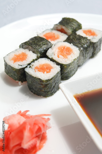 Wallpaper Mural sushi with soy sauce Torontodigital.ca