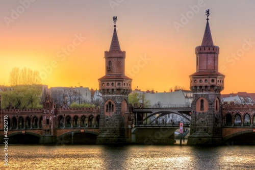 Sonnenuntergang an der Oberbaumbrücke - 04