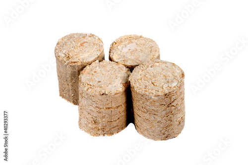 Принти на полотні wood briquettes