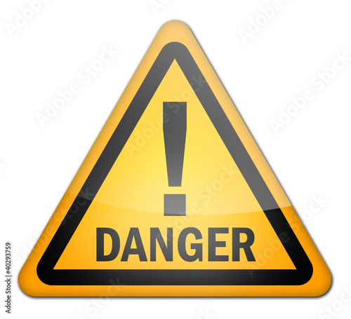 Foto Hazard Sign Danger