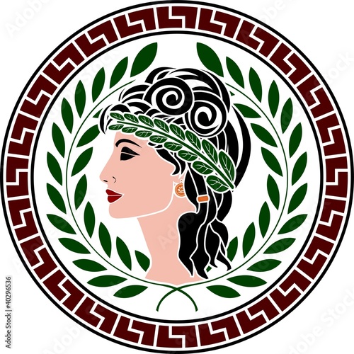 patrician women. stencil. second variant