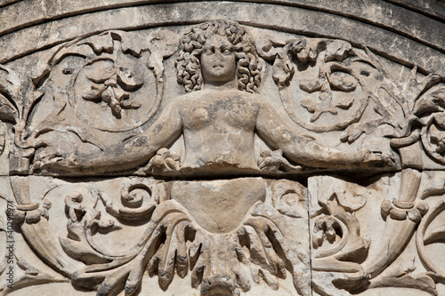Medus detail of Hadrian's Temple, Ephesus