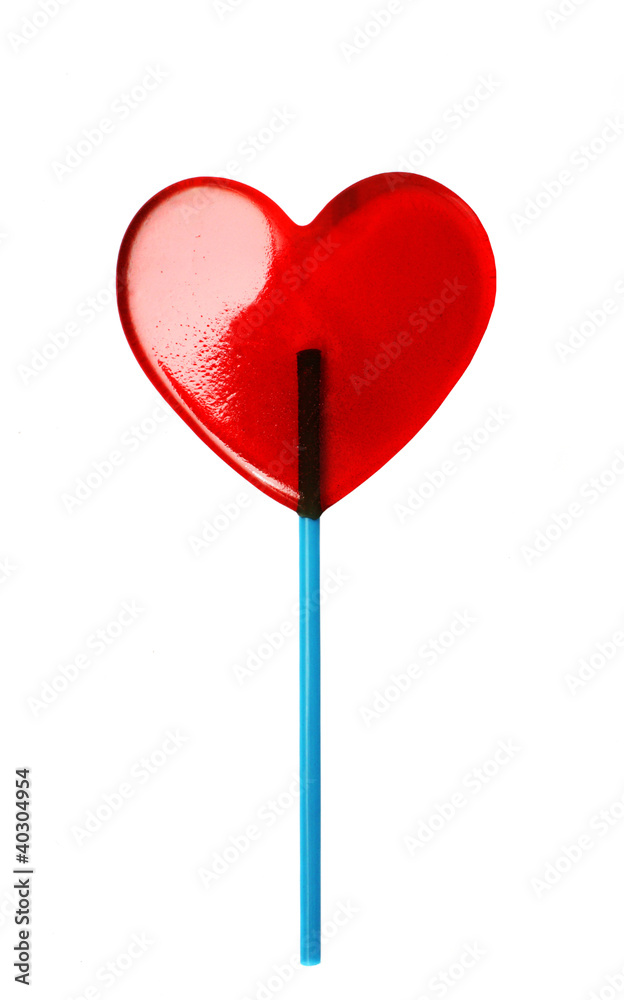 Red candy heart Red candy heart