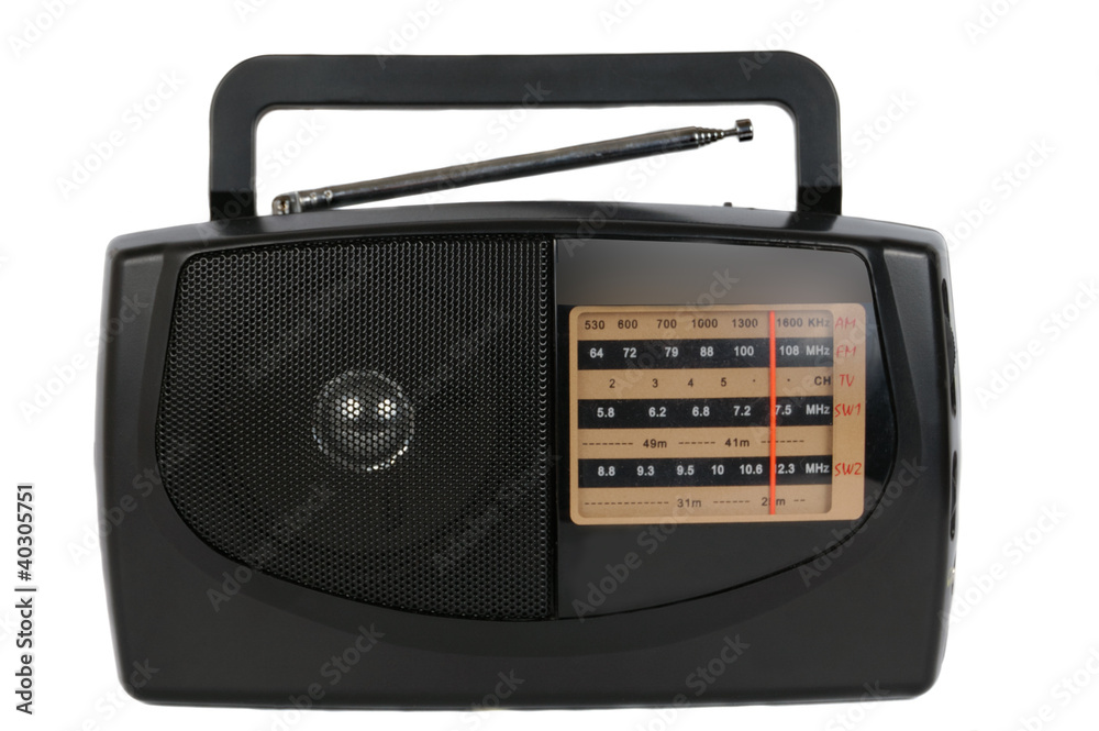 Fototapeta premium radio isolated-4