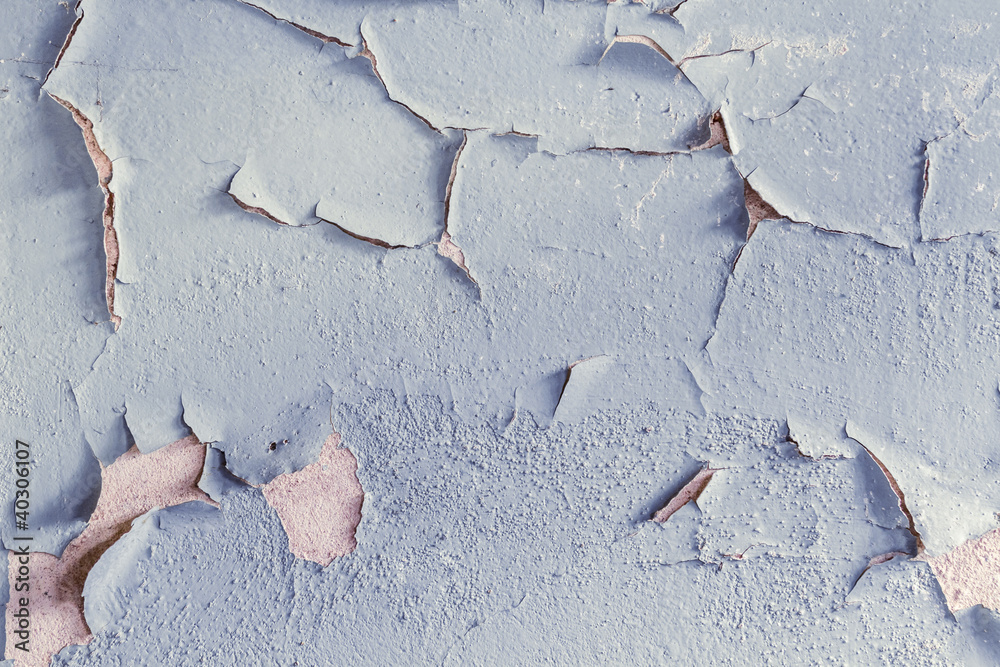Obraz premium Oil Paint peeling off the wall