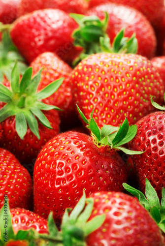 Strawberries closeup