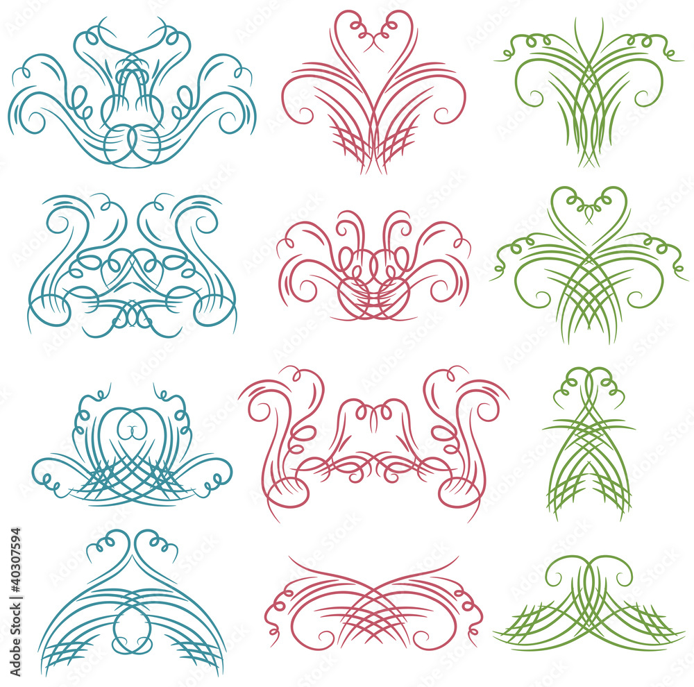 decorative elements, vector decorative elements, vector