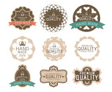 Vintage label Style with Nine Design Element , collection 14