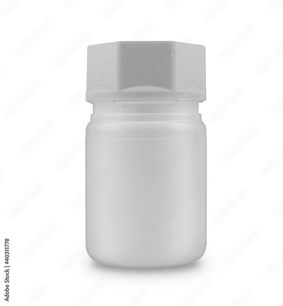 Medicine bottle isolated on white Medicine bottle isolated on white