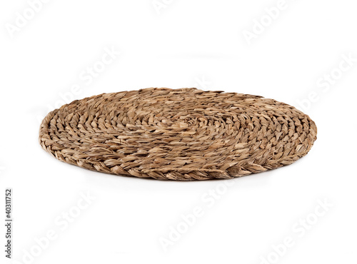 Wicker placemat photo