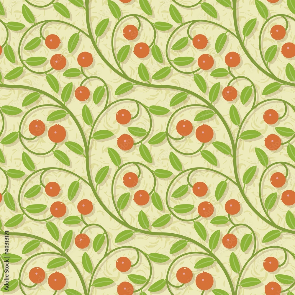 seamless cranberries stylized background pattern seamless cranberries stylized background pattern