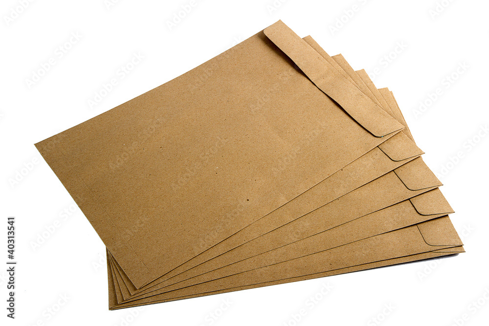 Envelope. Isolated Envelope. Isolated
