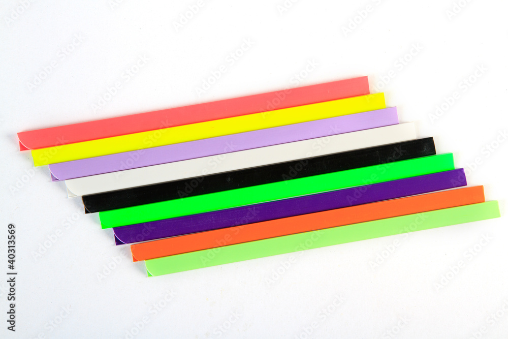 Plastic spine clip report book Plastic spine clip report book