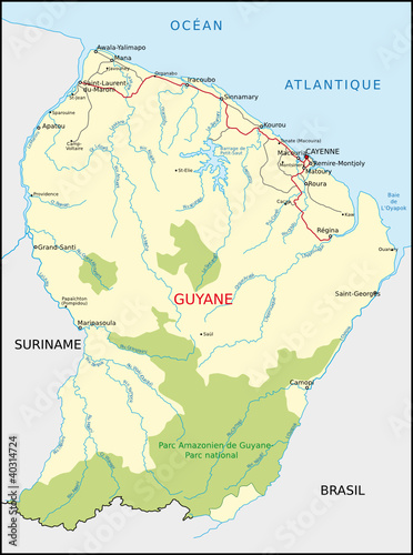 Guyana, Französisch Guyana