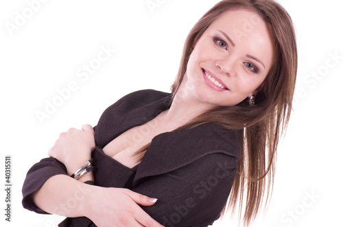 Young Businesswoman isolated