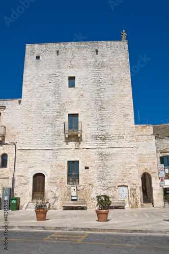 Great tower. Cisternino. Puglia. Italy.