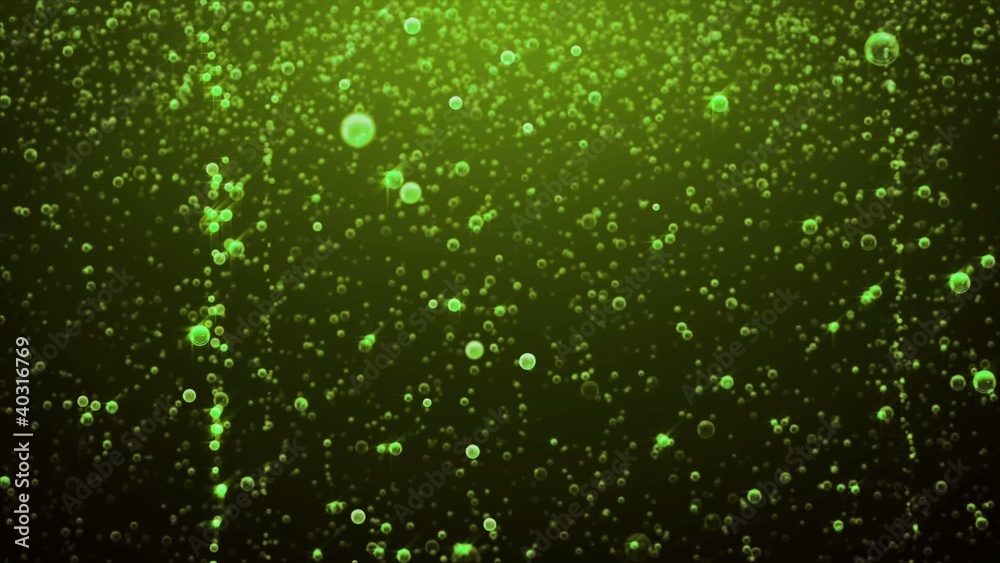 lemon green bubbles