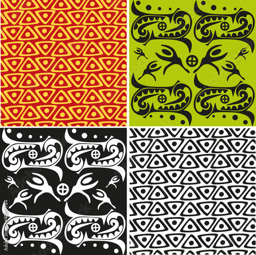 african ornametal texture