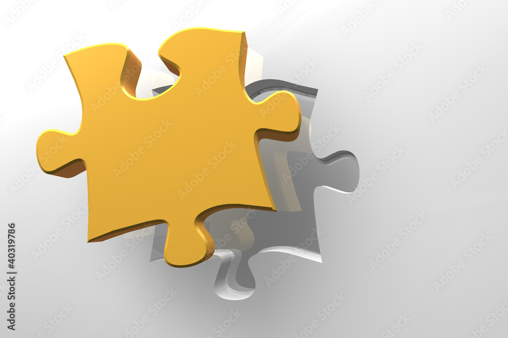 Obraz premium Puzzle Orange 1