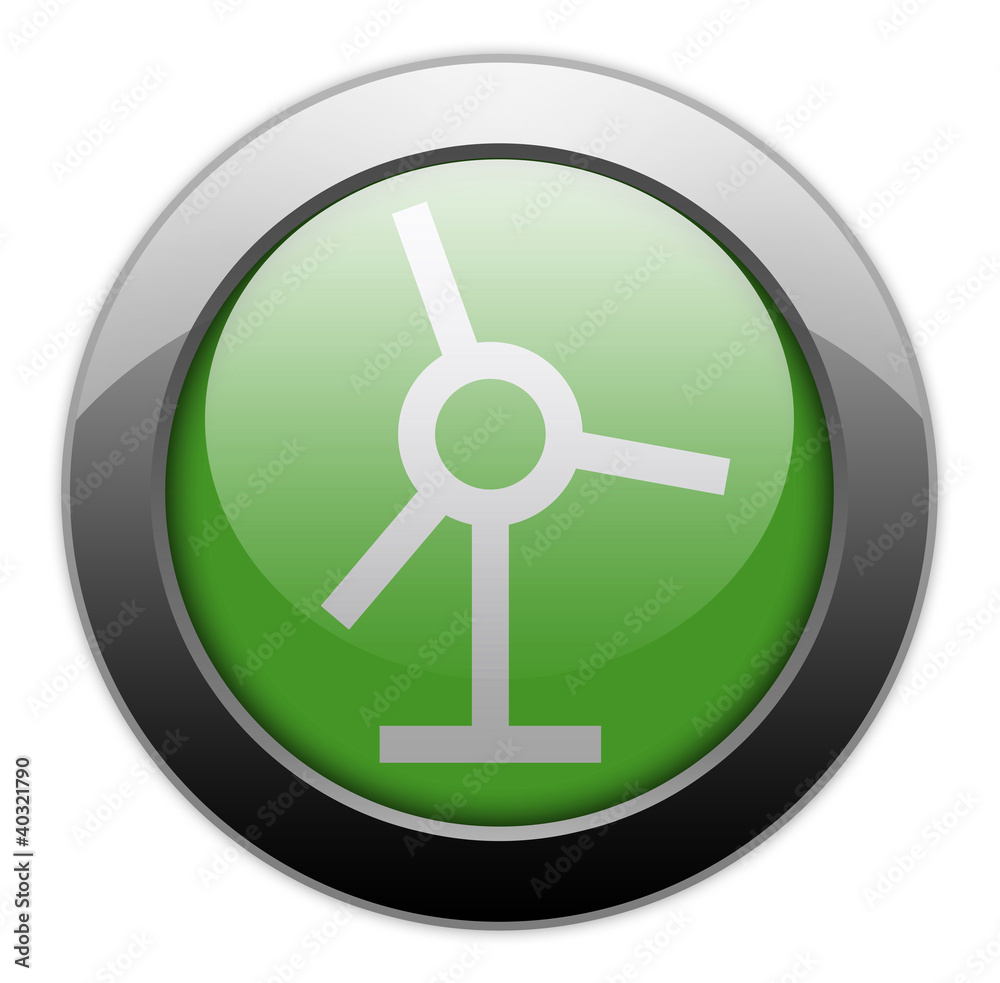 Green Metallic Orb Button Green Metallic Orb Button