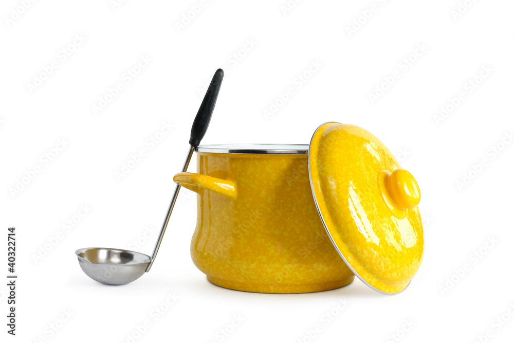 Saucepan And Ladle Saucepan And Ladle