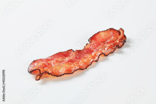 Fried bacon strip