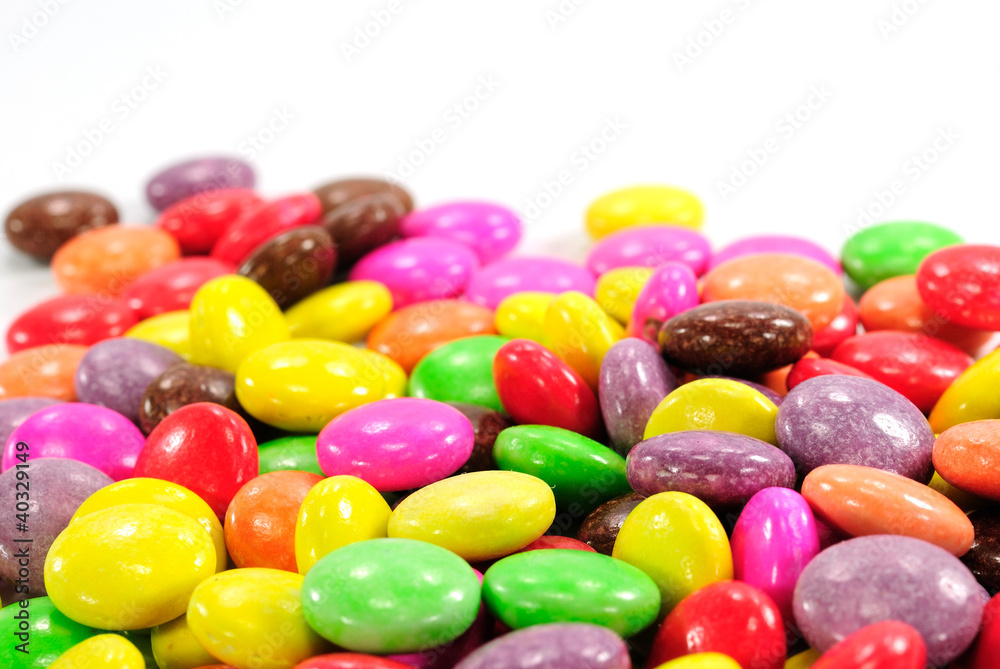 Colorful chocolate candy Colorful chocolate candy