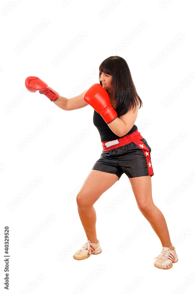 athletic girl with boxing gloves athletic girl with boxing gloves