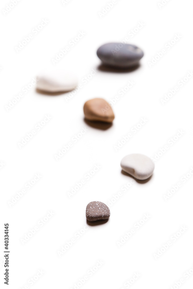 An arrangement of five stones An arrangement of five stones
