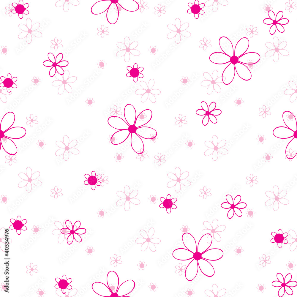 seamless pattern with flowers