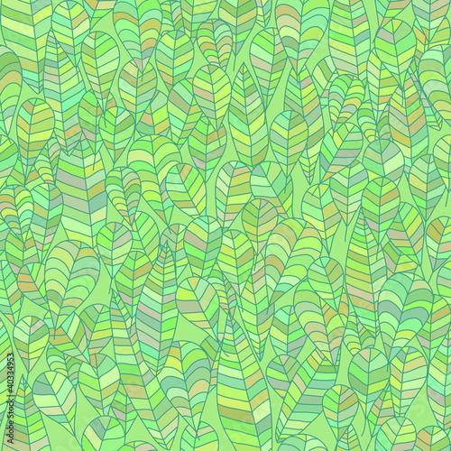 A seamless pattern with leaf