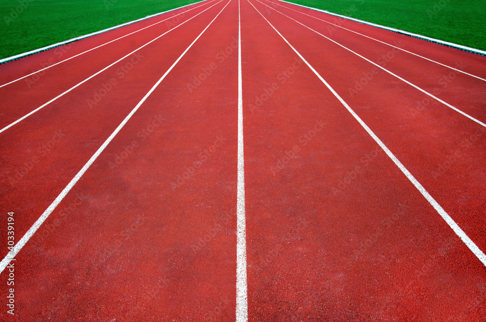 Fototapeta premium Running tracks