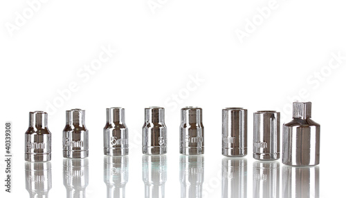 Different nozzles isolated on white