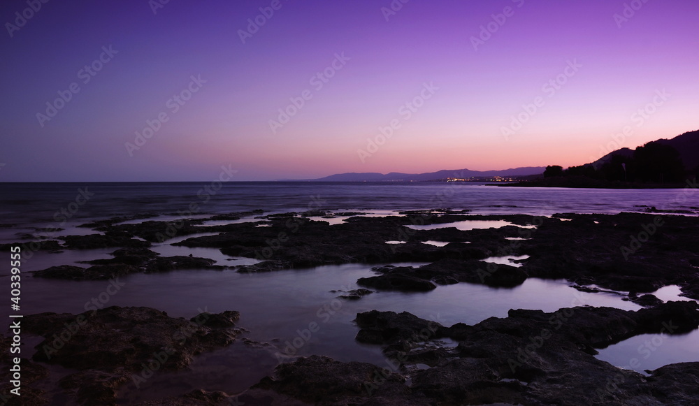 Rhodes island exotic and wild sunset Rhodes island exotic and wild sunset