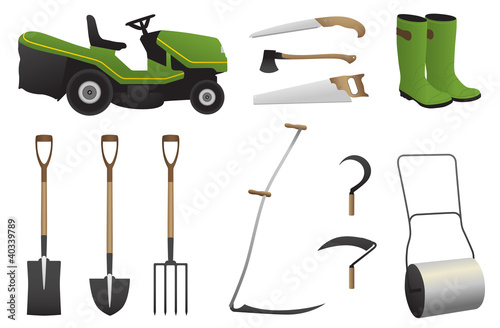 Iconset (2/2) colored *** Garten Werkzeug