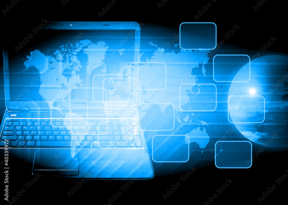 abstract world technology background abstract world technology background