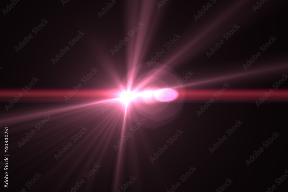 Lens flare abstract background