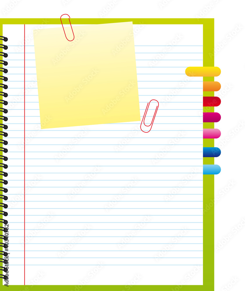 Fototapeta blank notebook