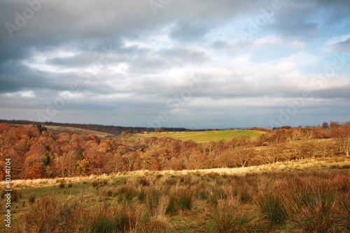 Beautiful Autumnal landscape in Scotland