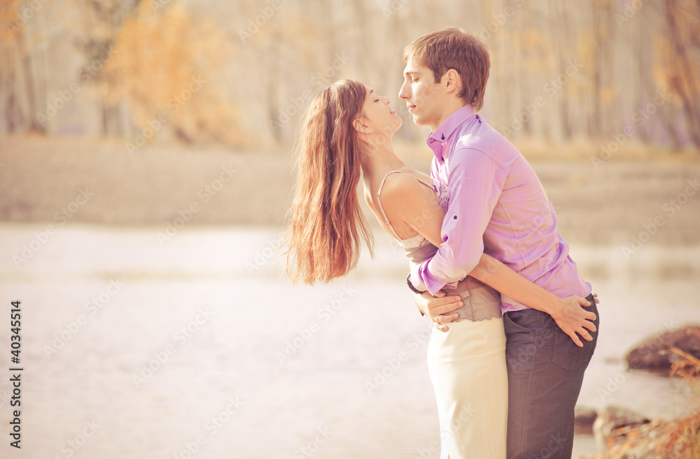 Fototapeta premium happy couple