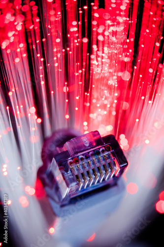 Foto plug adsl rosso