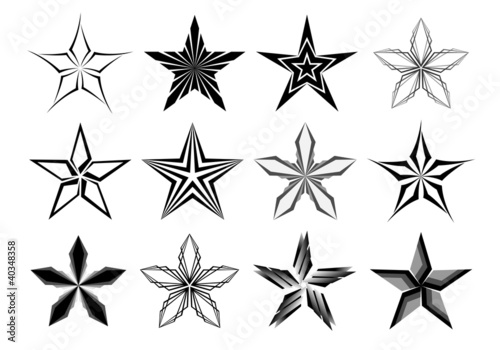 Graphic stars collection