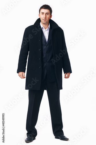 Businessman in the Black Coat.