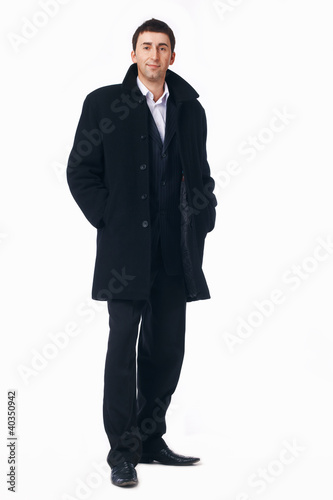 Businessman in the Black Coat.