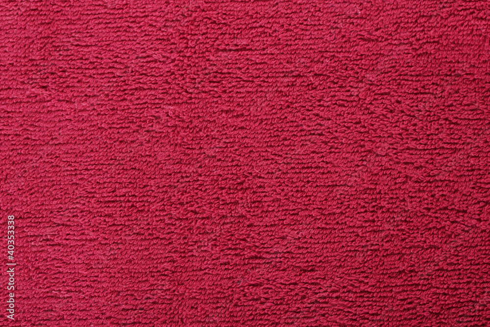 Fototapeta premium red bright towel close up